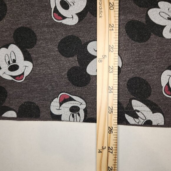 Disney Mickey Mouse Women's Tank Top Shirt Medium Graphics Gray Black - Picture 6 of 6